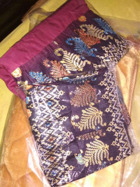 Grosir Baju Batik Murah /  Maura Couple Sania Rufle Adinda Couple Gamis /  Baju  Couple Gamis