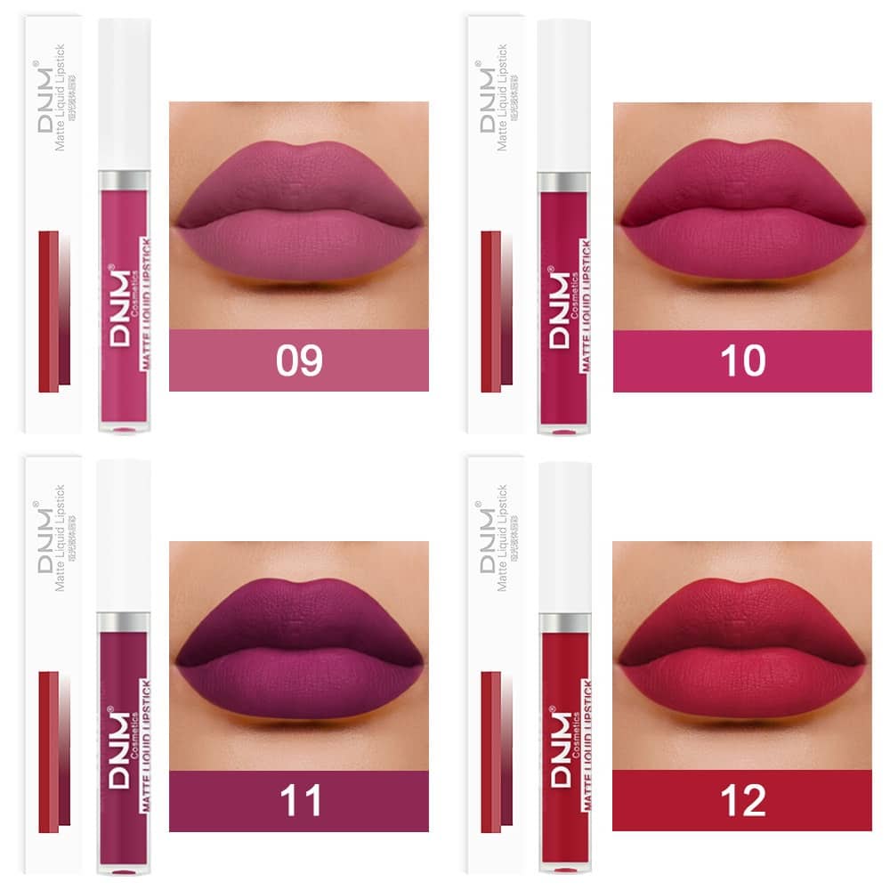DNM MATTE LIQUID LIPSTICK 19 COLOURS ORIGINAL - LIPSTIK CAIR DNM 19 WARNA ORI - LIPCREAM / LIP CREAM WATERPROOF &amp; LONG LASTING