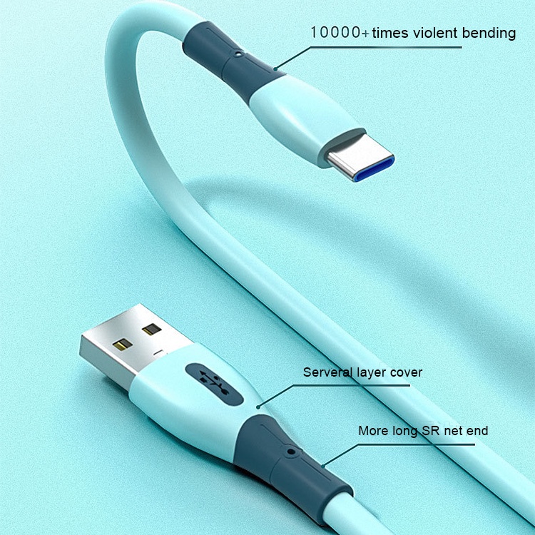 Kabel Data / Charger Micro Usb Tipe c 5a Fast Charging Panjang 1.2m Untuk Android