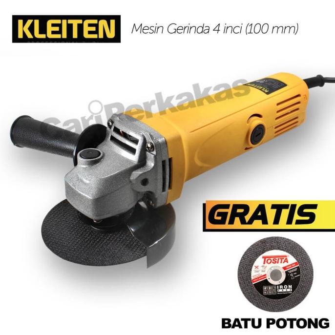 KLEITEN Mesin Gerinda Tangan - Mesin Gurinda Potong - Angle Grinder Termurah
