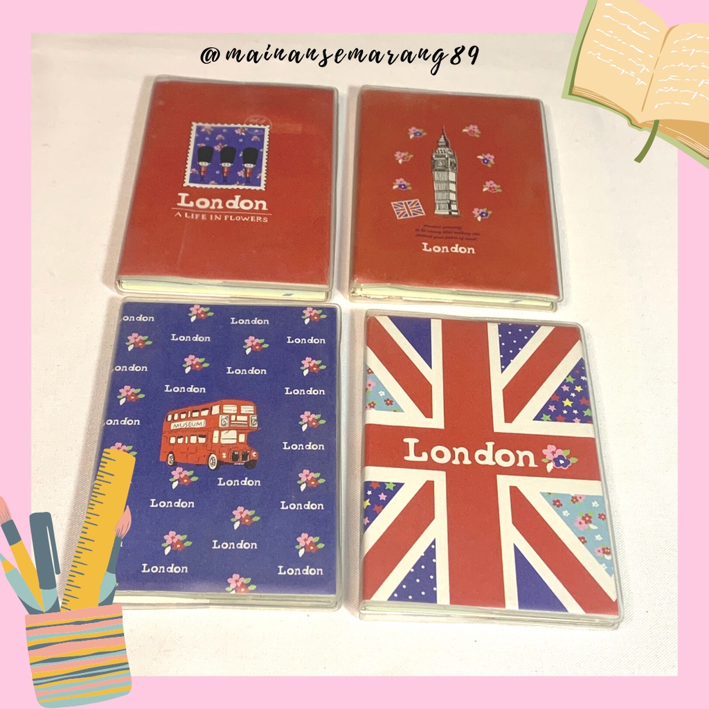 

Mini Notebook Buku Tulis ( London )