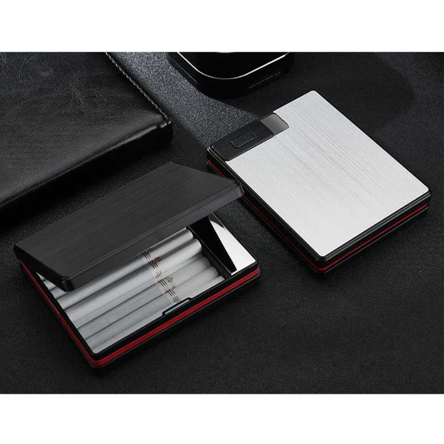 GIJ -Firetric Kotak Rokok 20 Slot with Korek Elektrik Pyrotechnic