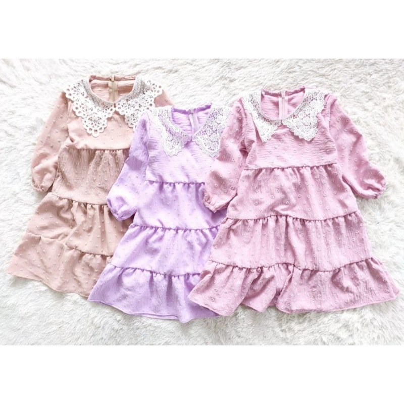 Gamis anak Crinkle Rubby Uragiri