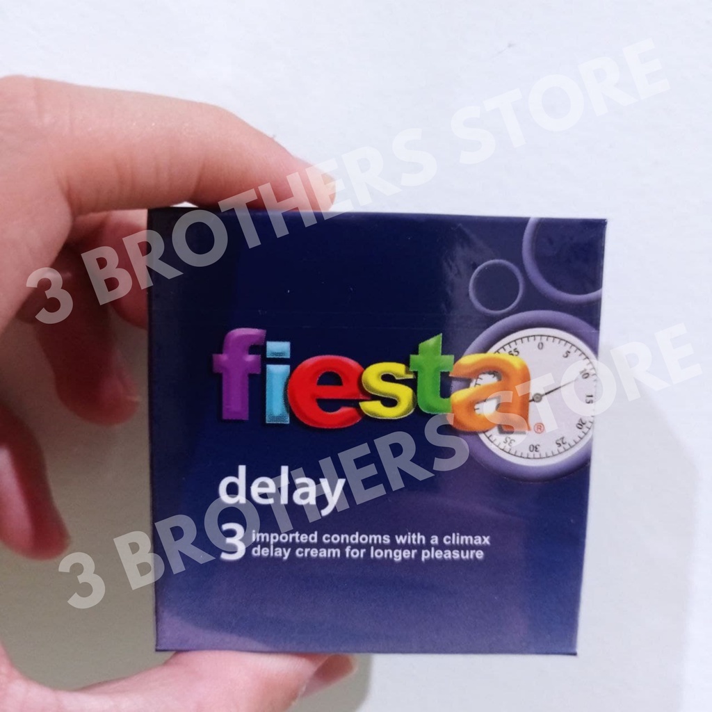 KONDOM FIESTA ALL VARIAN isi 3 Alat Kontrasepsi Privasi Aman