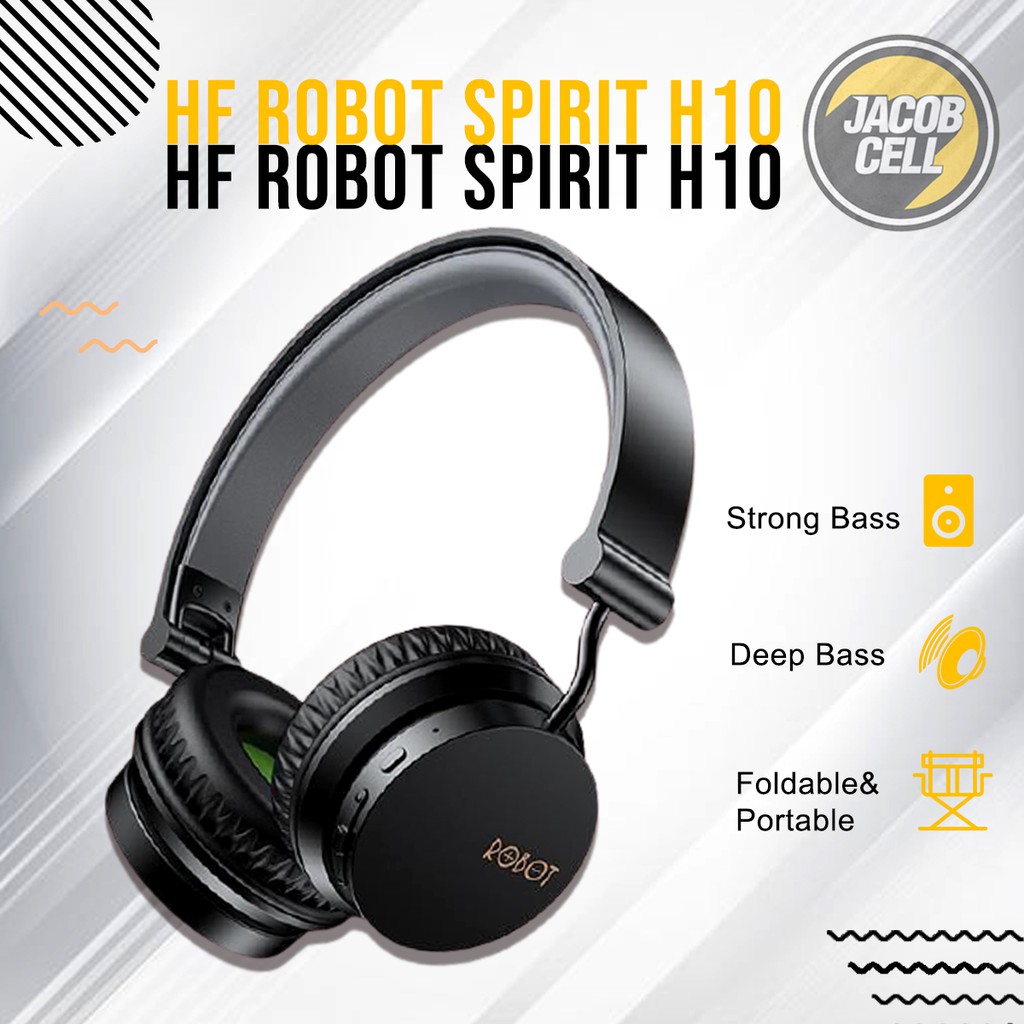 Headset Robot Spirit H10 Wireless Bluetooth