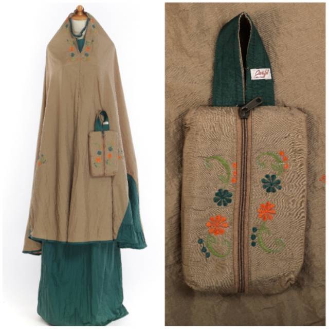 Mukena safar Qatifa pouch