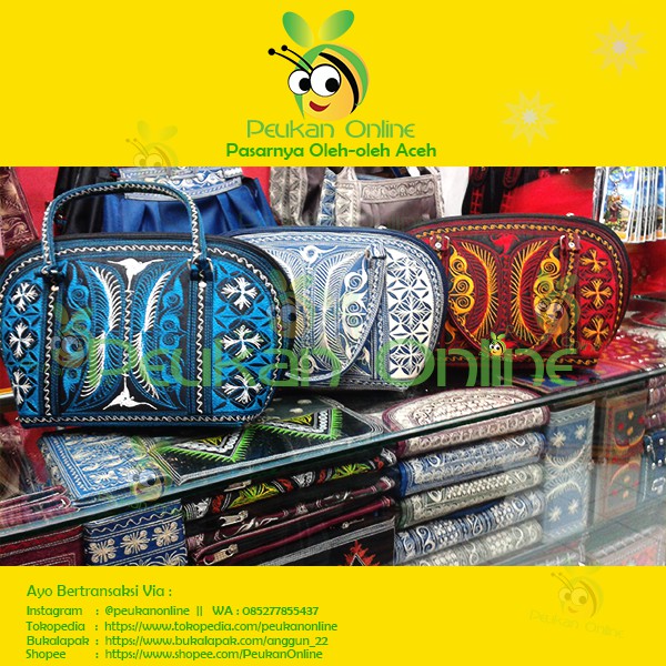 Tas Keong Aceh Sumbu, Tas Kerang Aceh, Souvenir Aceh, Tas Aceh