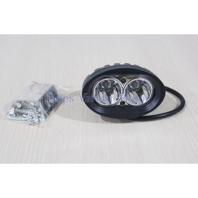 BARU LAMPU LED 2 MATA BULAT WORKLIGHT CREE LAMPU SOROT MOTOR MOBIL #3