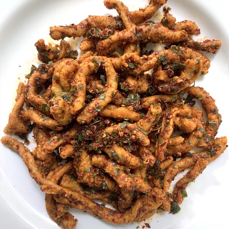 

USUS CRISPY | PEDAS DAUN JERUK | USUS KRISPI