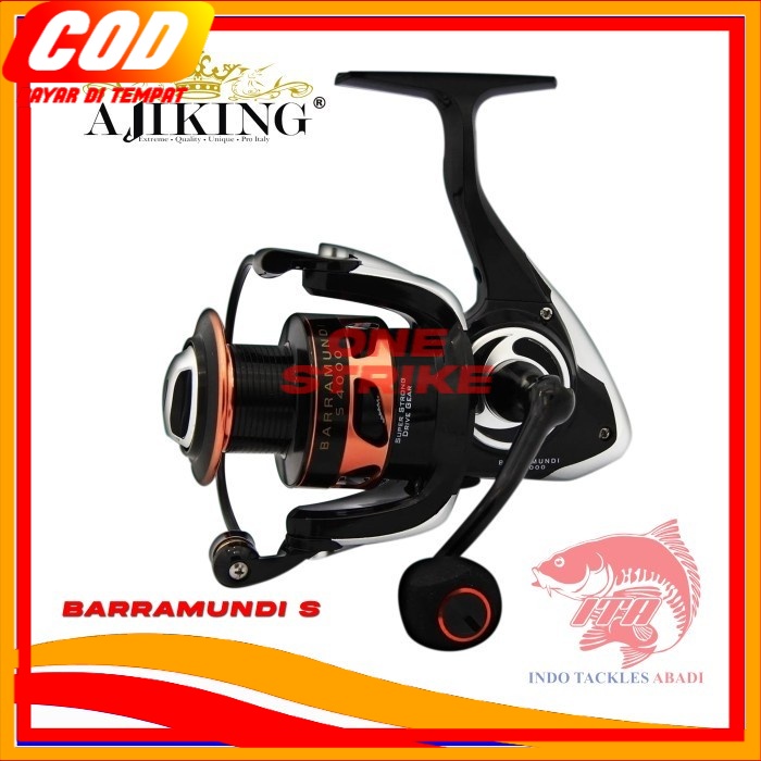 AJIKING REEL BARRAMUNDI S 1000/2000/5000 REEL PANCING - 1000