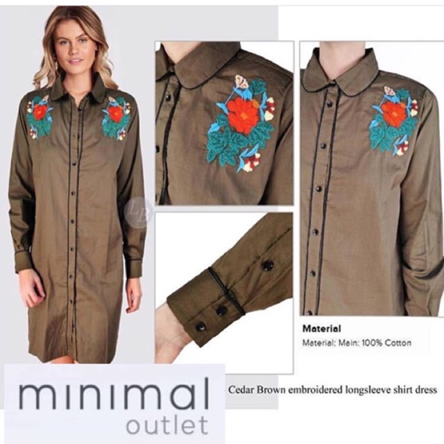 KEMEJA TUNIK MINIMAL embroidery