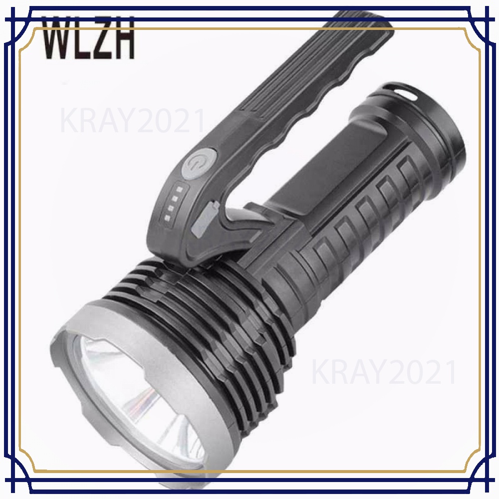 Senter LED Portable Flashlight Recharge T6+COB 1000 Lumens - SL02