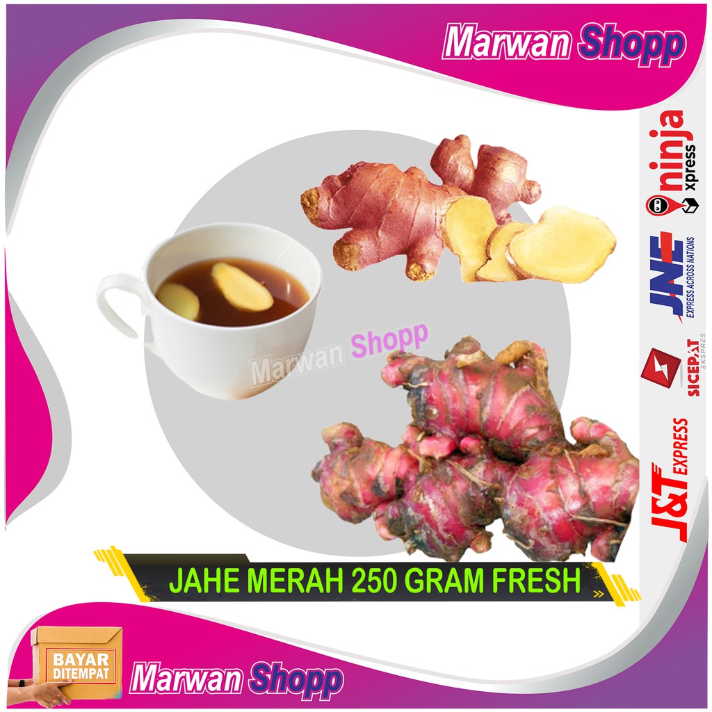 

JAHE MERAH 250 GRAM FRESH MARAWAN SHOPP