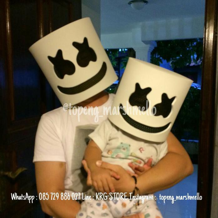 Helm / Topeng Dj Marshmellow / Marshmello Murah