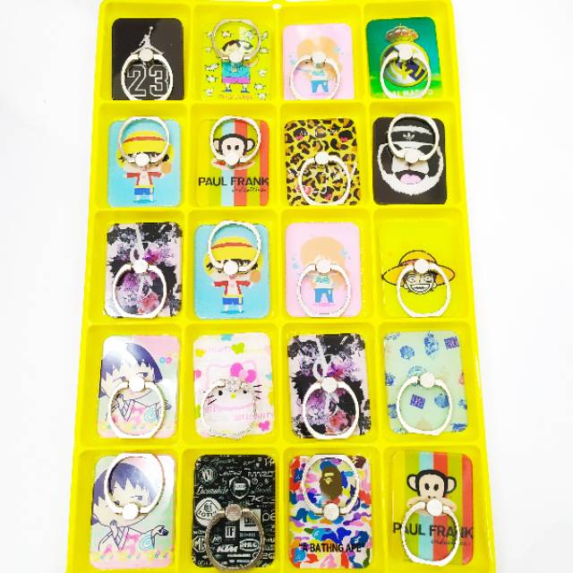 Ring Stand Gambar Karakter Branded Ring Besi Ring Warna