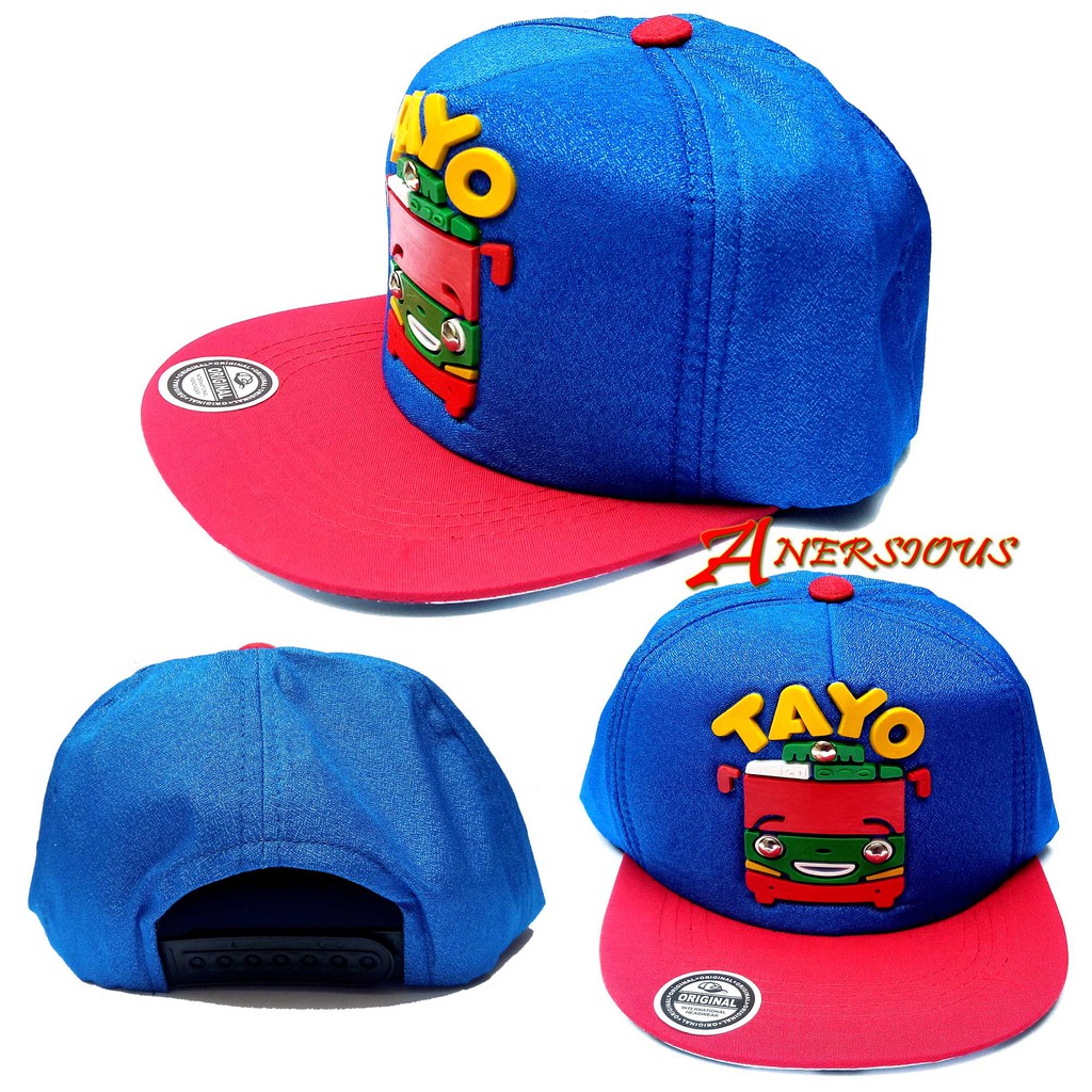 TOPI ANAK MODEL BARU 2021 DISTRO KEREN KEKINIAN MOTIF TAYO