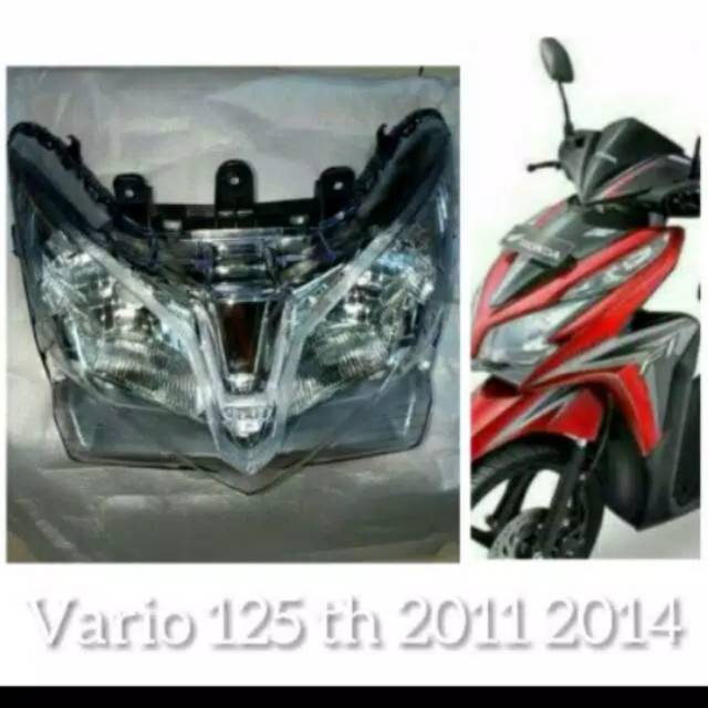 Headlamp reflektor vario 125 fi