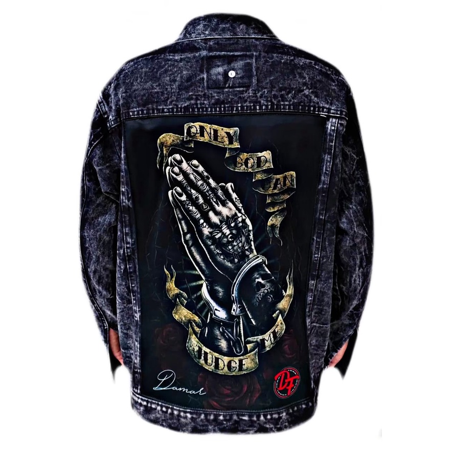 jaket jeans pria terbaru 2022 bergambar DORAEMON HITAM /jaket pria printing/ jaket jeans pria bergambar terbaru/ jaket pria keren/ jaket pria denim jeans bergambar belakang