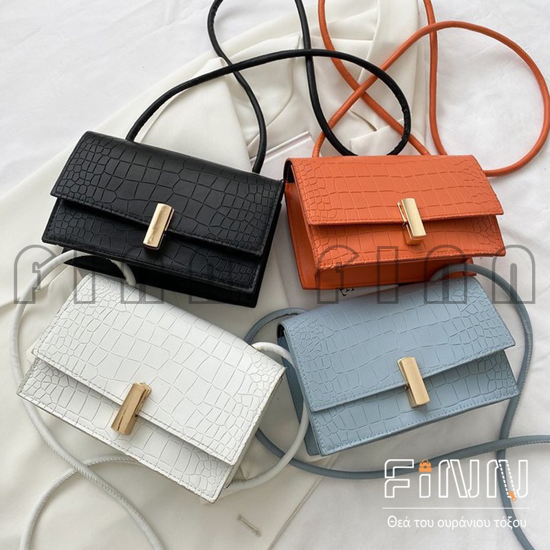 Tas Selempang Casual Bisnis Wanita Croco Fashion Simple Elegan - Slinbag Fashion Wanita Elegan