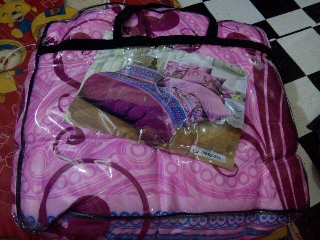 Promo Murah Bedcover Set King Uk 180 X 200 | Motif Bunga | Murah Natasha Bedcover