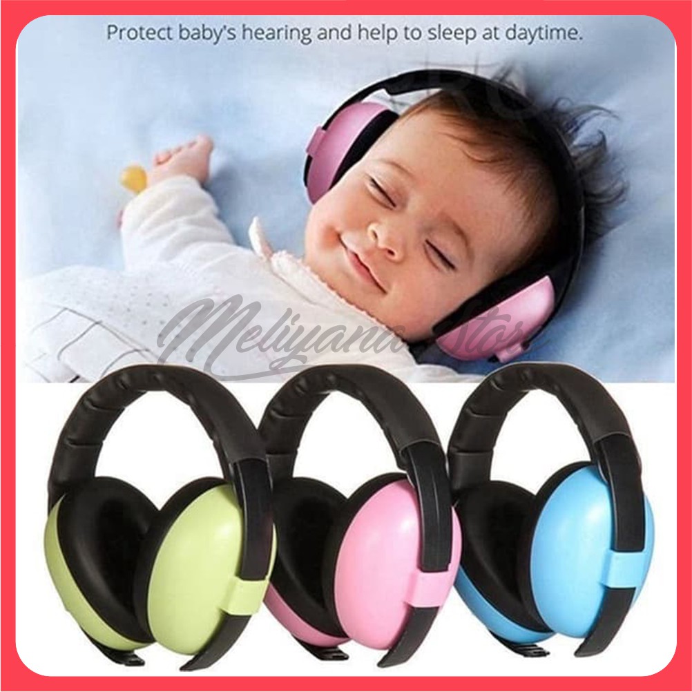 Penutup Telinga Bayi Peredam Kebisingan Earmuffs Children Baby Protection Ear Muff Noise Reduction