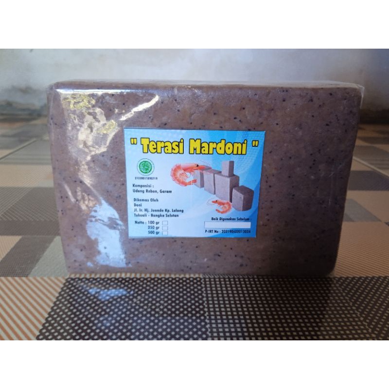

Terasi udang khas toboali