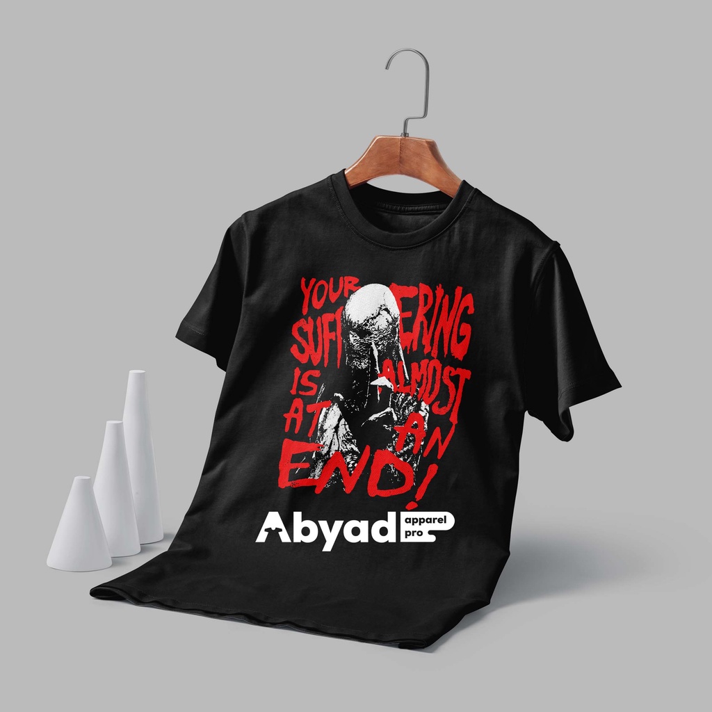 Kaos Your Suffering - Stranger Things - Hellfire Club - Abyad Apparel Pro Combed Premium