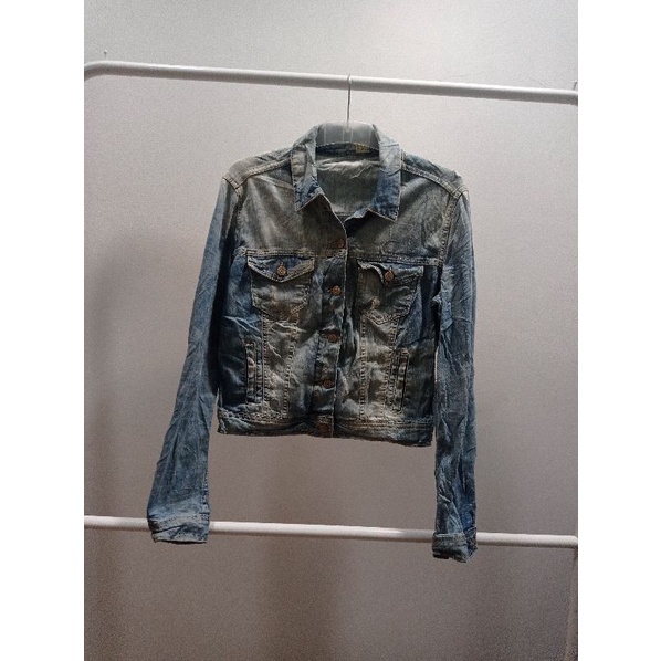 Jaket Ripped Jeans Brand Zara Basic (second)