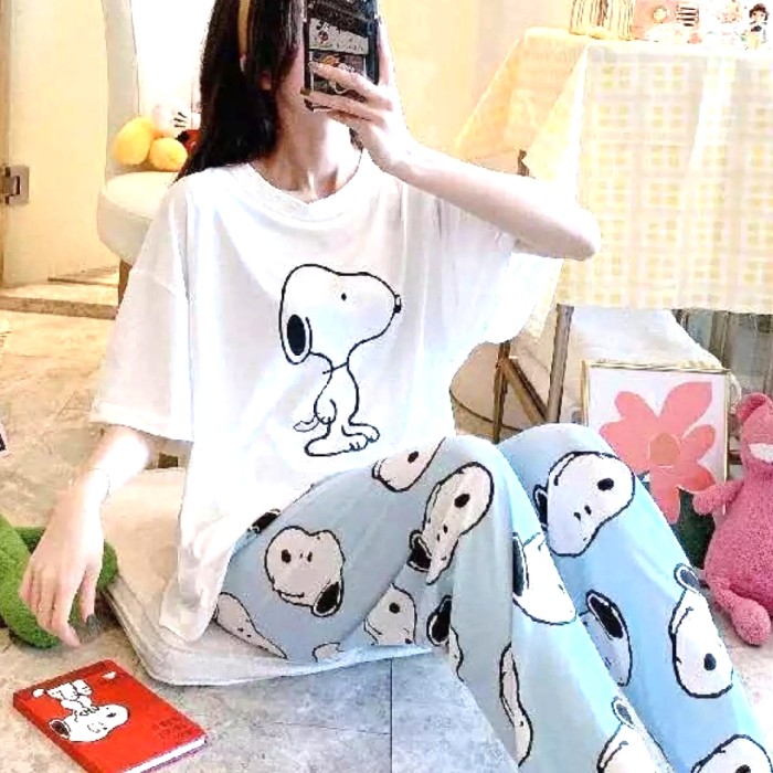 Piyama Wanita/ Piyama Kaos/ Piyama Disney/ Piyama Import