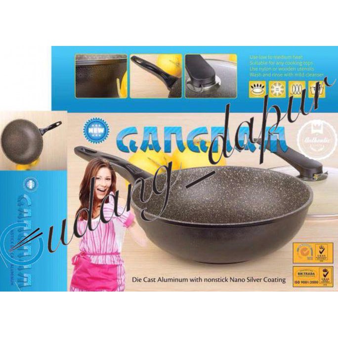 Panci Gangnam Korea 30Cm Teflon - Terbaik 