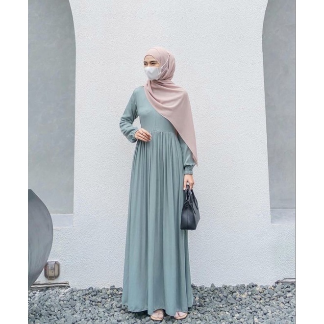 bisa cod gamis terbaru elmiza gratis ongkir