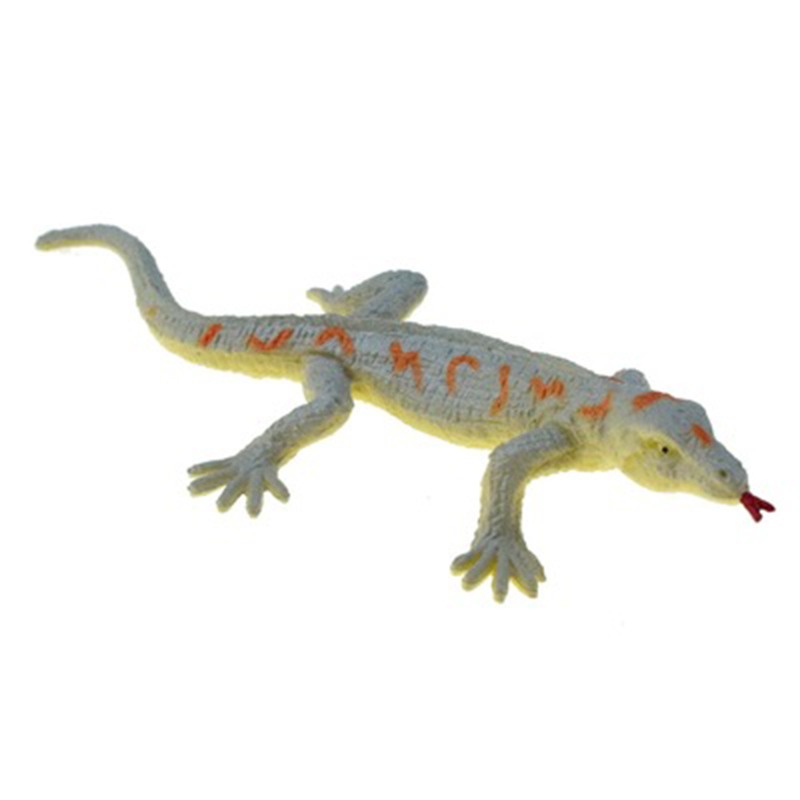 6pcs Mainan Simulasi model Kadal Reptil Bahan Plastik PVC