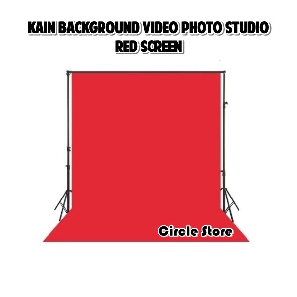 Kain Background Foto Red Screen / Kain Premium Studio Merah