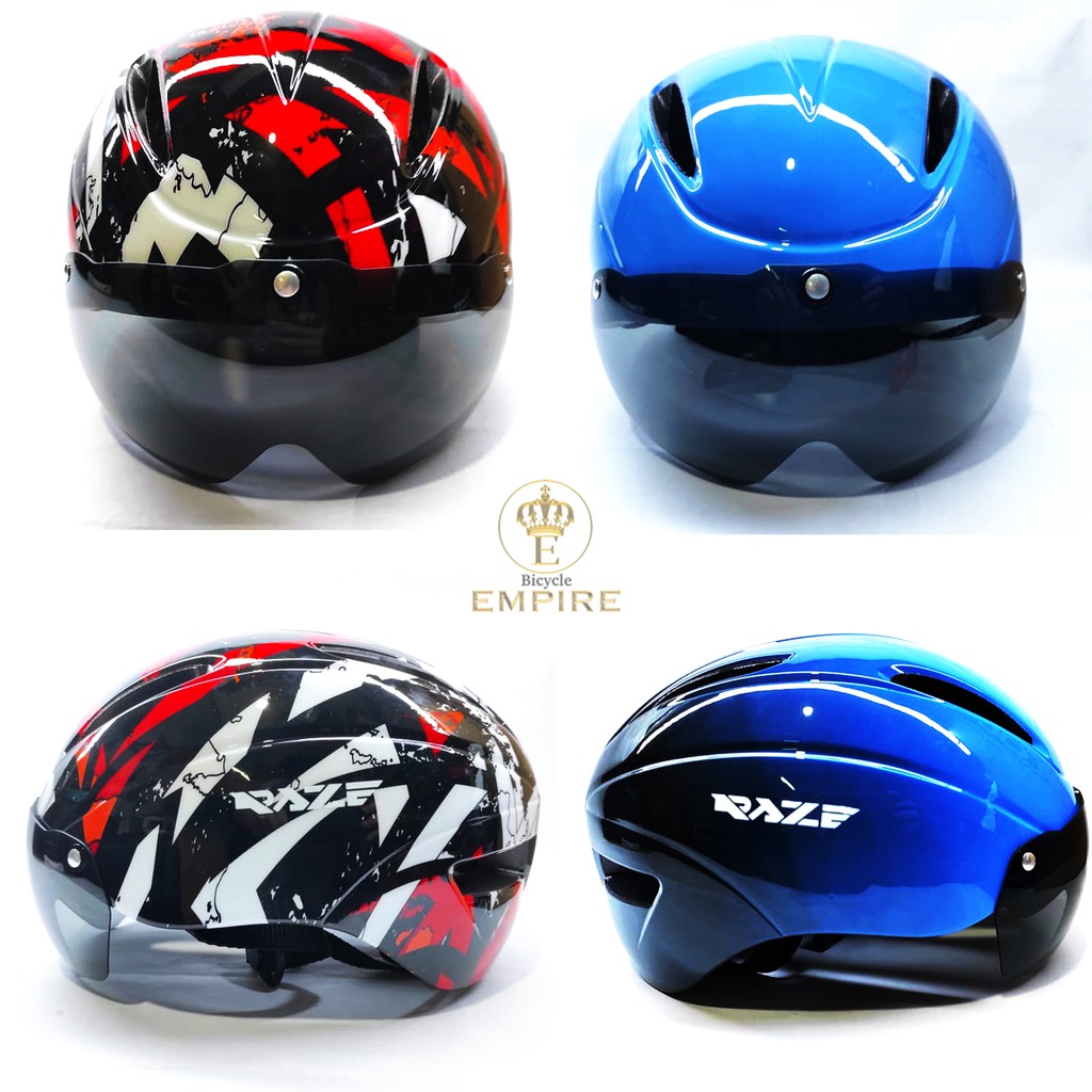Helm Sepeda Raze R18 Kaca Mata Magnetic Safety Helmet R 18 Bicycle Empire
