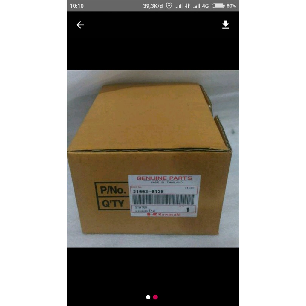 Spull Stator assy Kawasaki Ninja 250 Injeksi
21003-0128 m bac 17