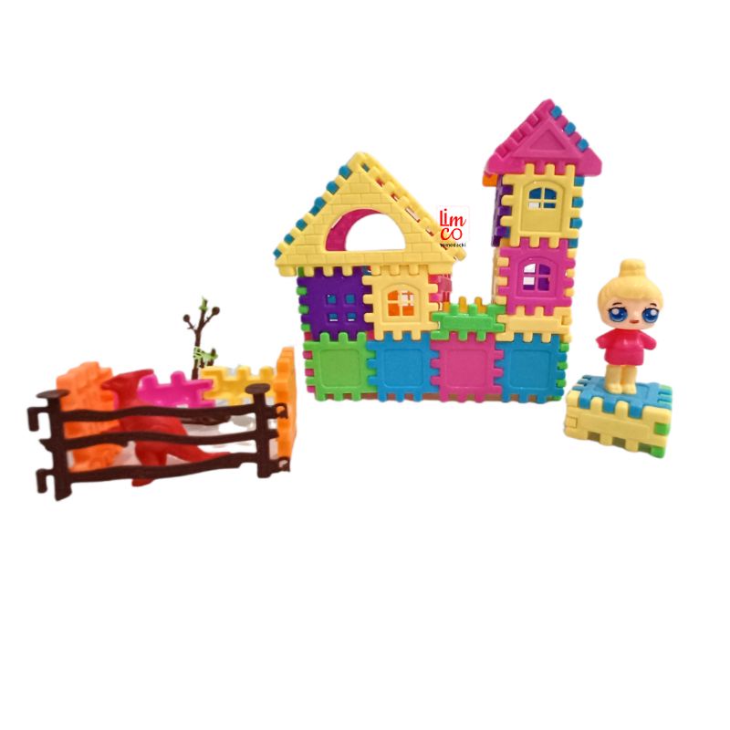 Lego Puzzle Rumah Mainan Anak Perempuan