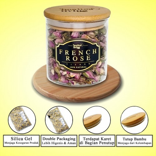 

French Rose Tea | Tisane | Flower Tea |Teh Bunga|Kesehatan |Kecantikan