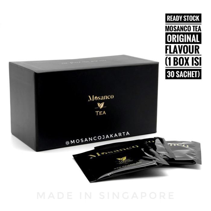 

PROMO! Mosanco Tea 1 Box-BEST PRICE - 1 box 30 sachet | Teh Kemasan