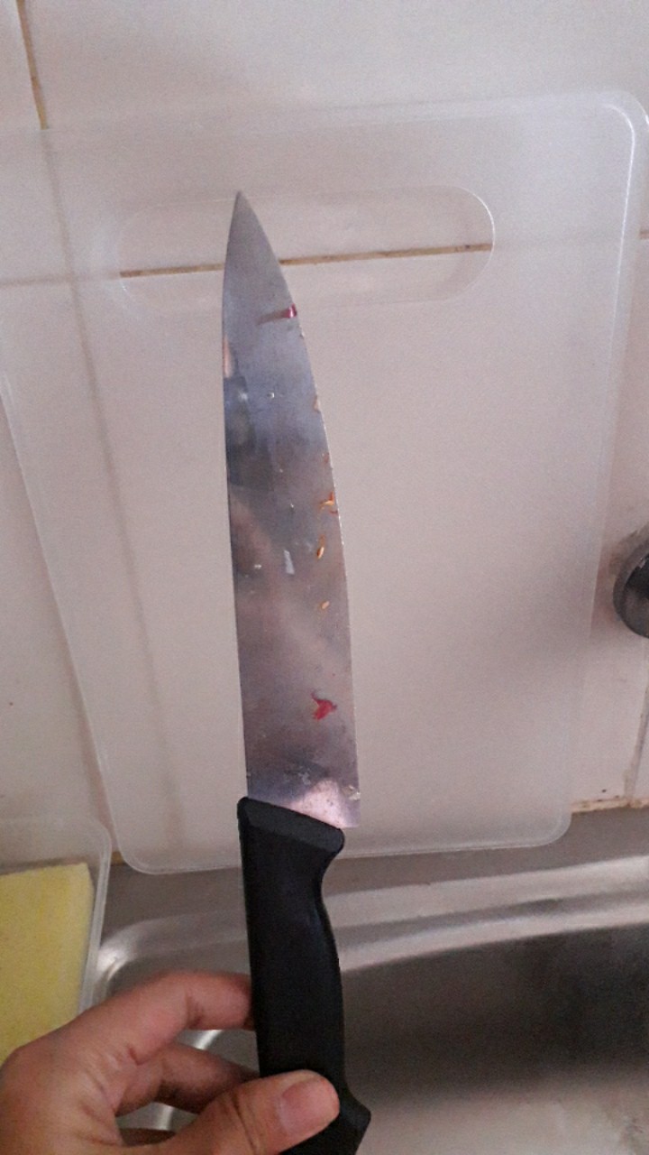 Termurah Pisau Talenan Pisau 5 Set Serbaguna Gunting Pisau Roti Pisau Daging Pisau Sayuran