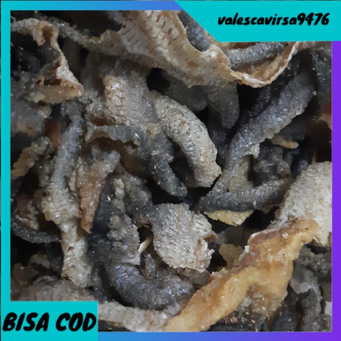 

⭐BISA COD⭐ Kerupuk Kulit Ikan Patin Mentah 1 Kg - Rasa Original