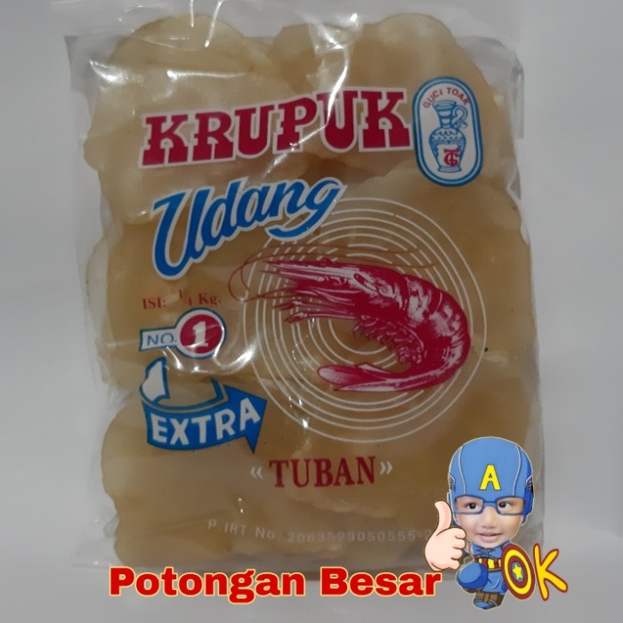 

Q12Sa Krupuk Udang Cap Guci Toak, Tuban - 250Gr - Potongan Kecil D51qs448