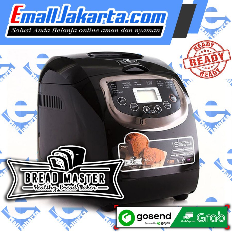 BREADMASTER MULTIPRO Alat Mesin Pembuat Roti Bread Maker