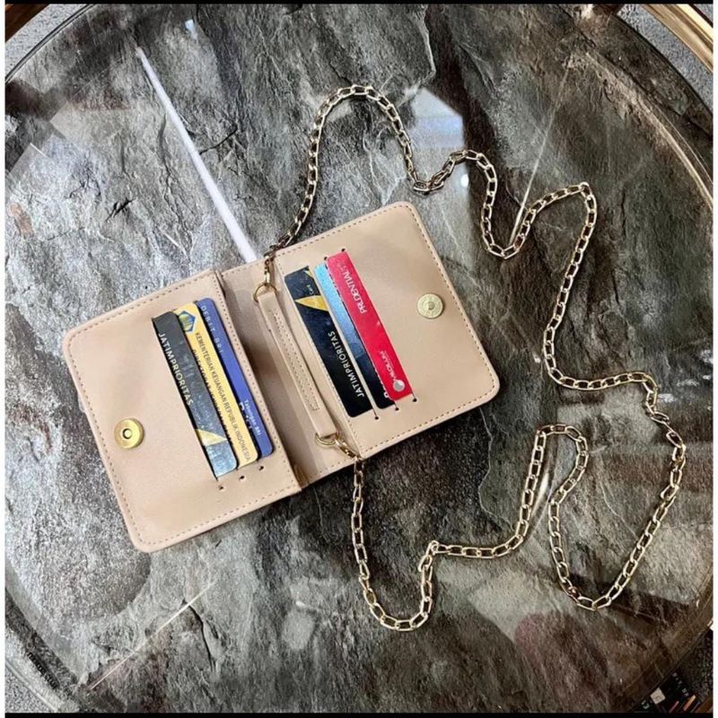 Dompet Selempang Wanita / Dompet Mini / Dompet Wanita Terbaru / Dompet Tali Rantai Melodi