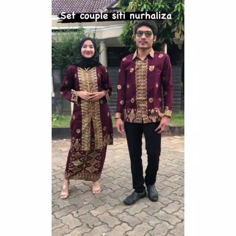 SETELAN BATIK SONGKET PALEMBANG MARON