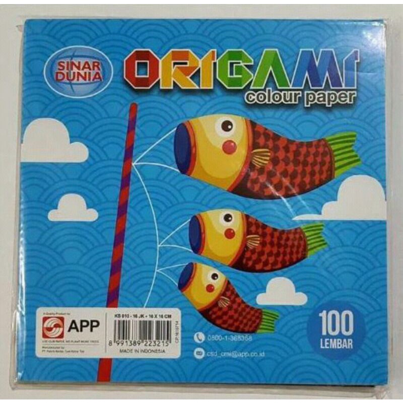 

KERTAS ORIGAMI 16X16 ISI 25 LEMBAR