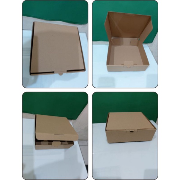 Dus E Flute (Corrugated) Uk. 22 x 22 x 7 Dus Pizza (Isi 50pcs)