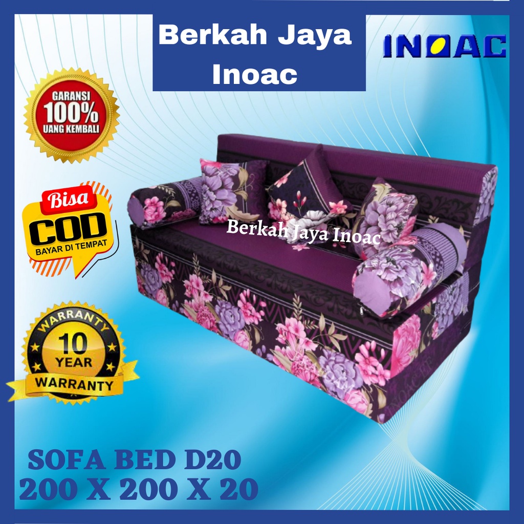 Sofabed Inoac Murah / Termurah Sofabed Inoac Uk 200 x 200 x 20 cm Busa Eon Lg d23 / Sofabed Busa Ino