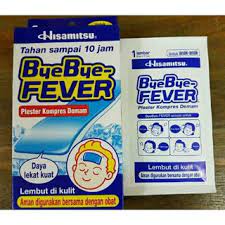 BYE-BYE Fever Plester Kompres Demam Anak - Bayi [BOX] isi 10s