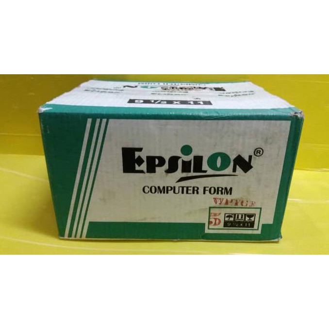 

Termurah Epsilon Continuous Form 9 1/2 X 11 5 Ply (K5) | Kertas Komputer Offic