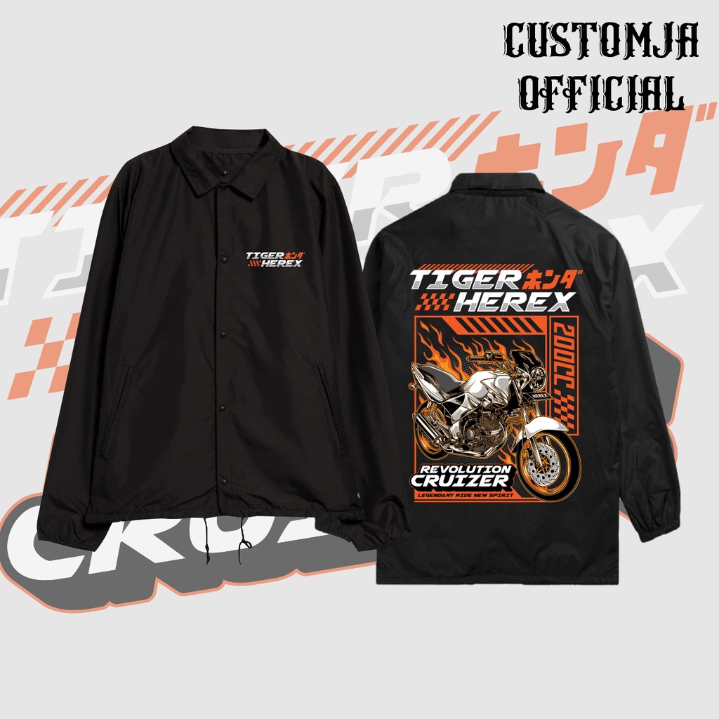 JAKET COACH  HONDA TIGER 200CC HEREX